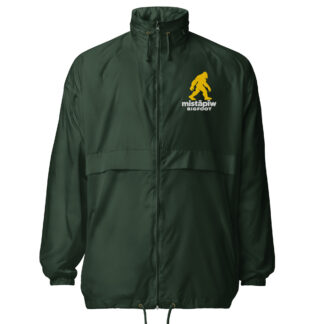 mistāpīw Bigfoot | Woodland Cree Embroidered Windbreaker