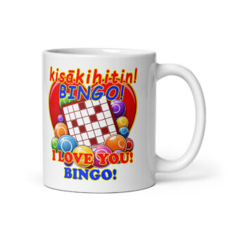 kisākihitin Bingo! — I Love You, Bingo! White glossy mug